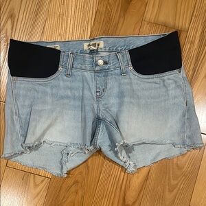 Madewell maternity jean shorts